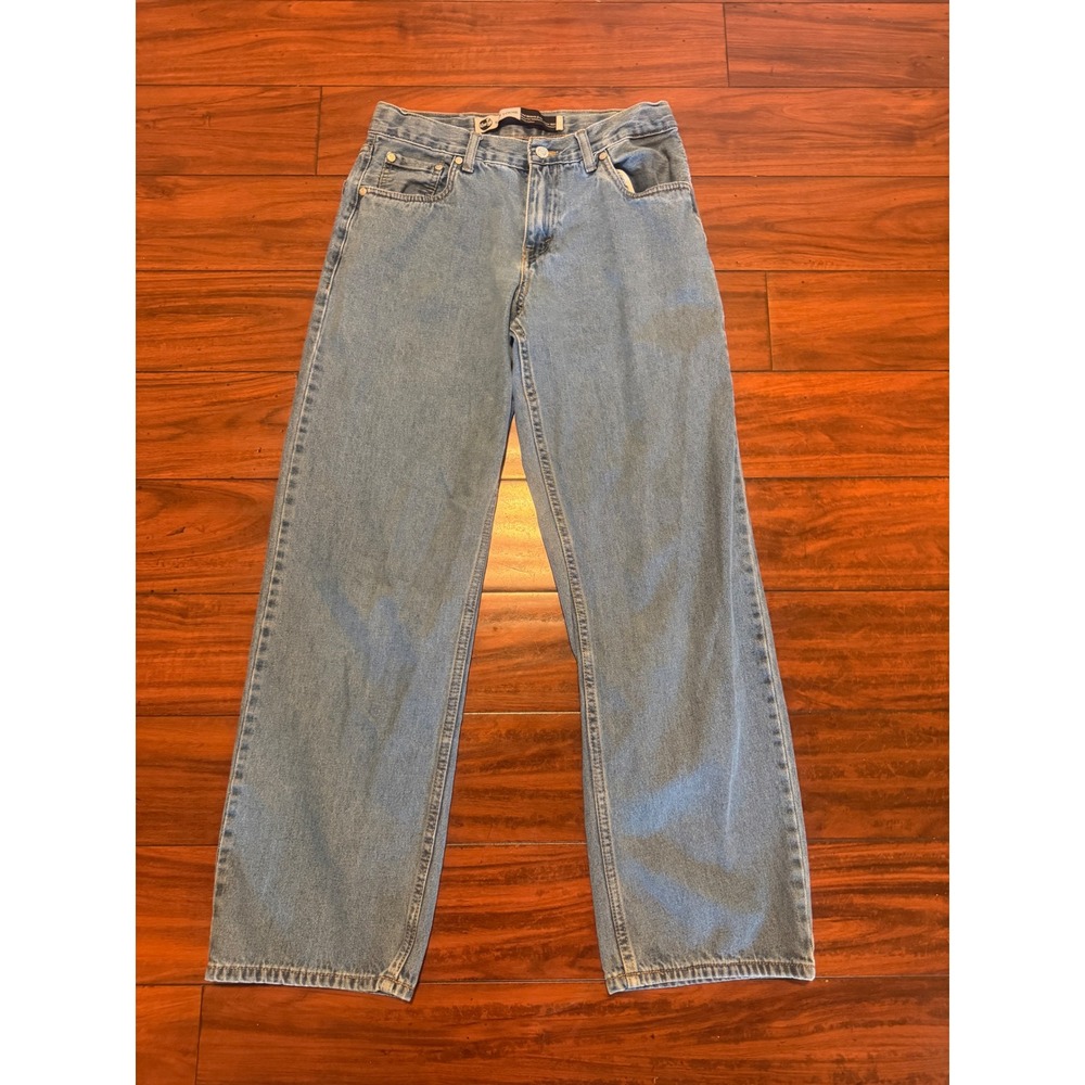 Levis SilverTab Stay Loose Jeans Light Wash Denim W29 L31 Boys 18 Regular